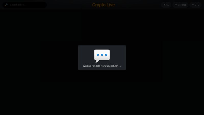 cryptocurrency live ticker