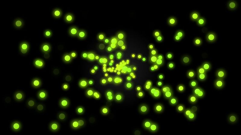 CSS Glowing Particle Animation