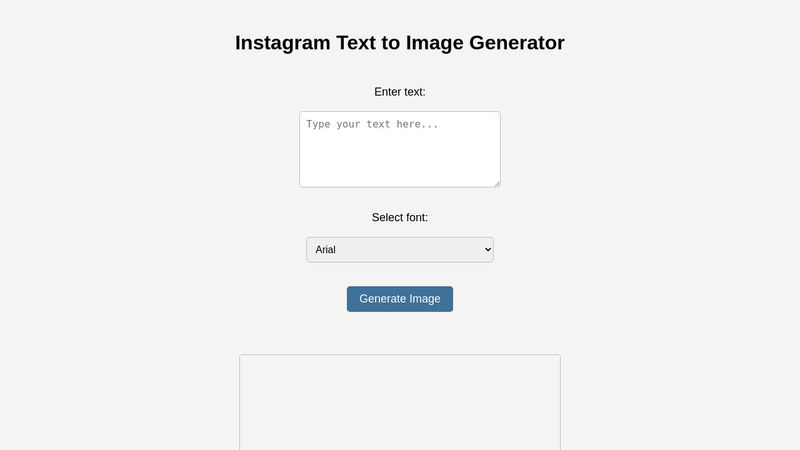 Text to Image Generator