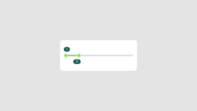 Double Range Slider with Min-Max value HTML, CSS, JS