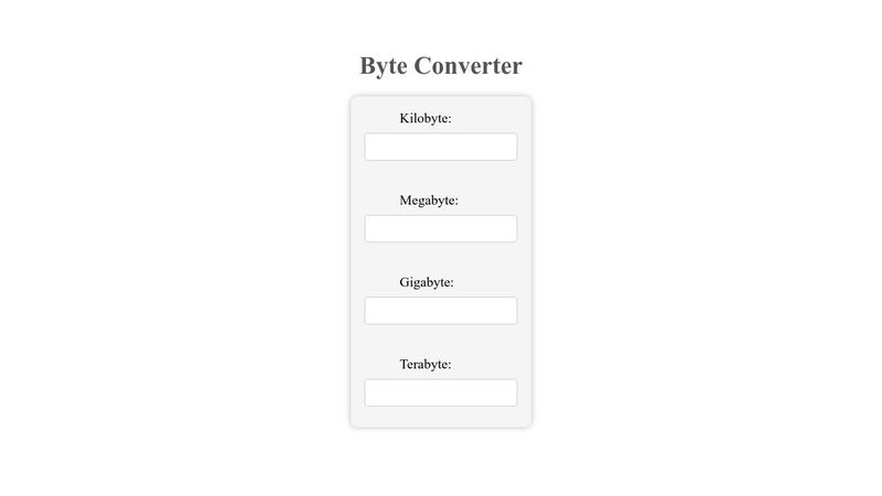 Byte Converter