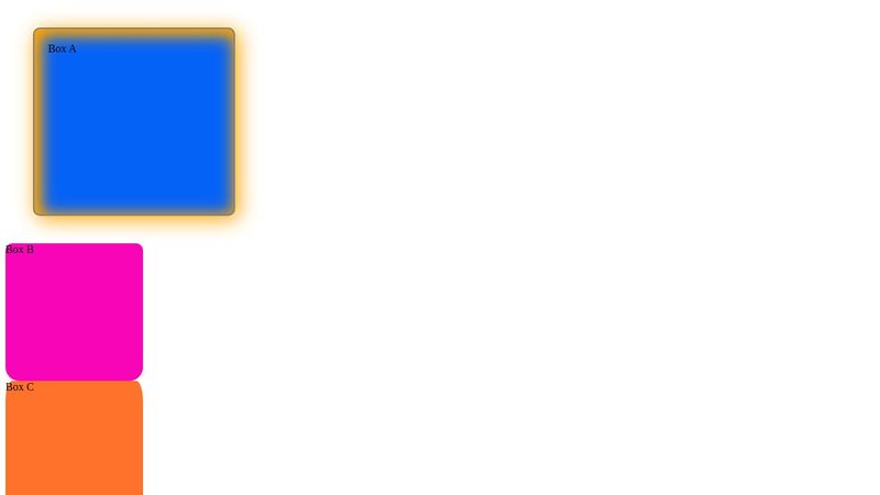 CSS Rounded Corners and Box Shadows