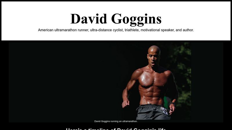 David Goggins: A Story of Adversity and Triumph. - Vitalize Athletics