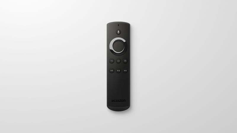 Amazon Fire Remote in HTML+CSS (v2)