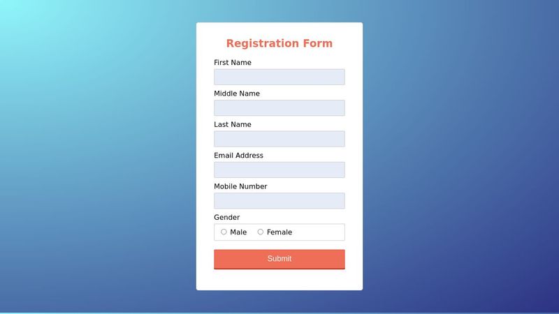 form validation