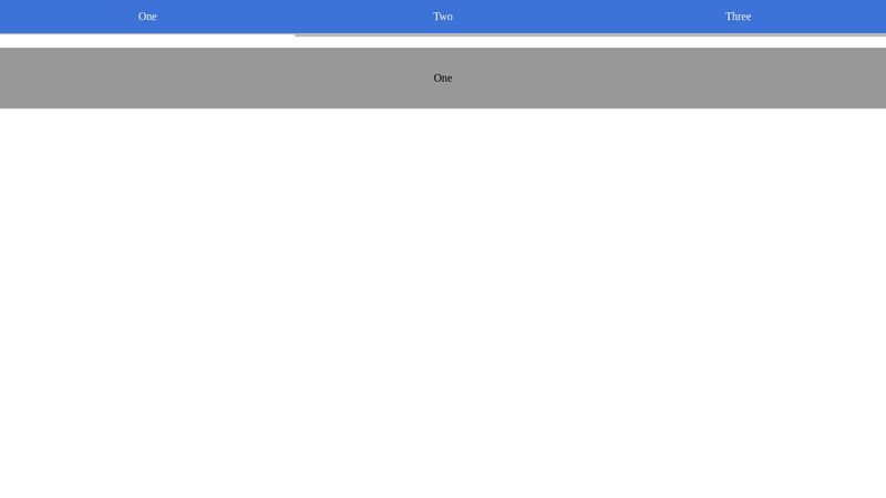 Horizontal Tab menu using CSS