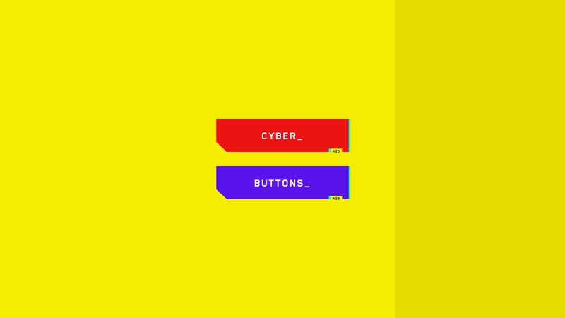 Pure CSS Cyberpunk 2077 Buttons 😎