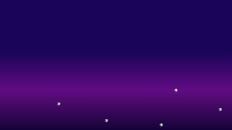 Background Hearts animation made only with CSS