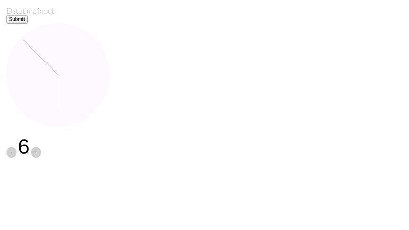 Vanilla JS Clock widget, nice