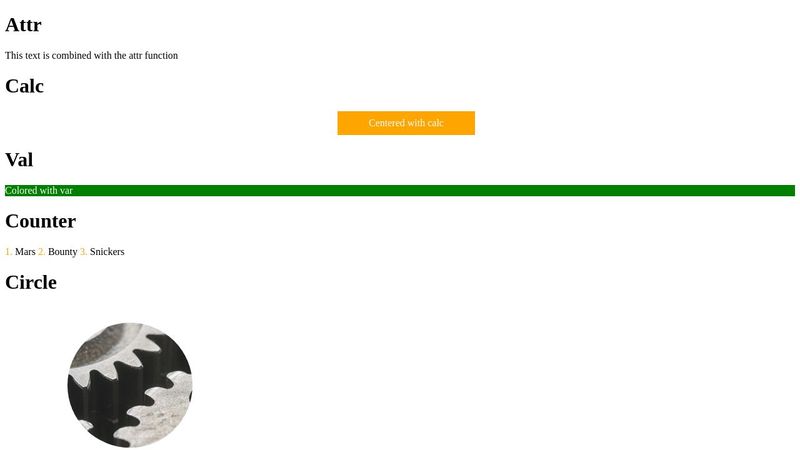 6 Useful CSS Functions