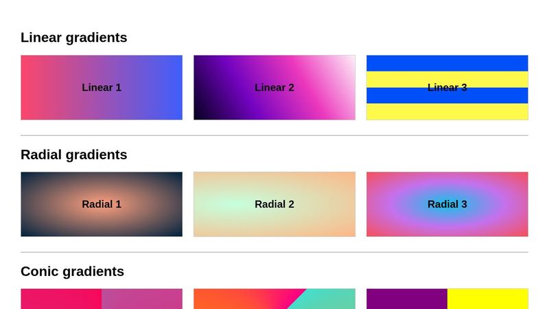 CSS Gradients Practice