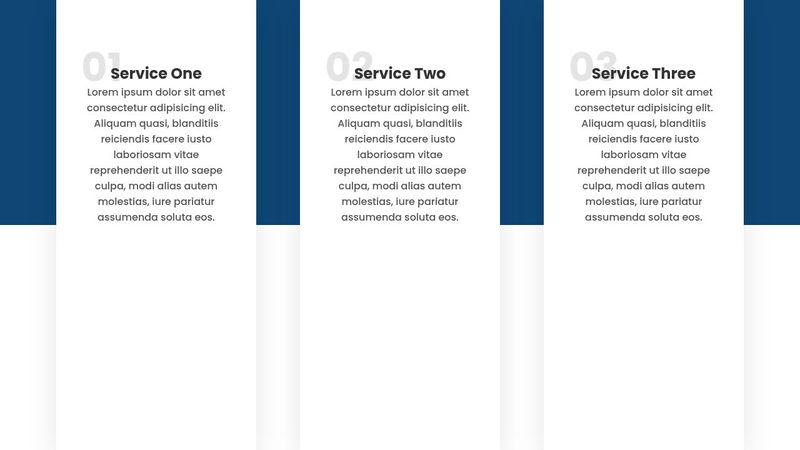 Our Services Section Design using Html & CSS with Cool Hover Effects