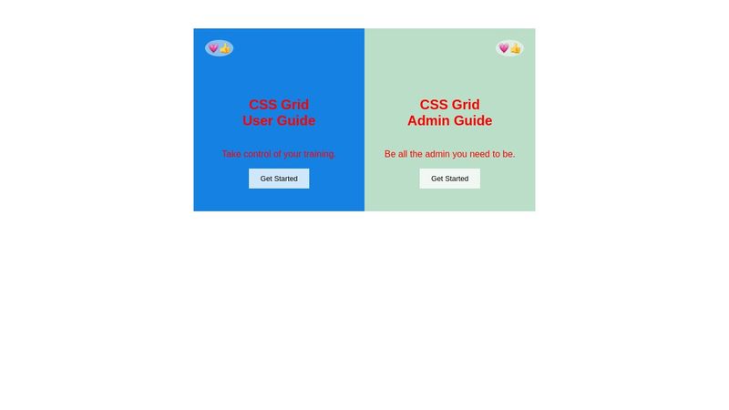 CSS Layout - Split Screen