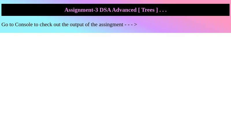 DSA Advanced : 3
