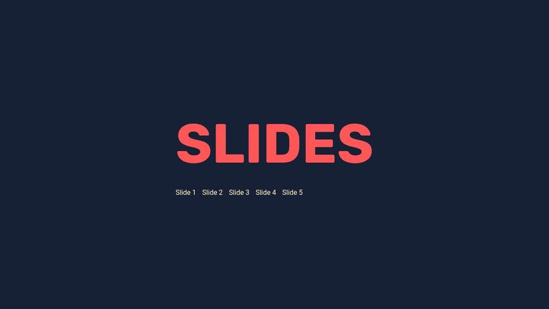 CSS Slides with sub slides