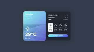 Simple Weather App Design