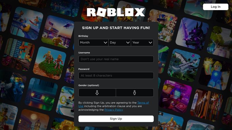 Roblox HTML code