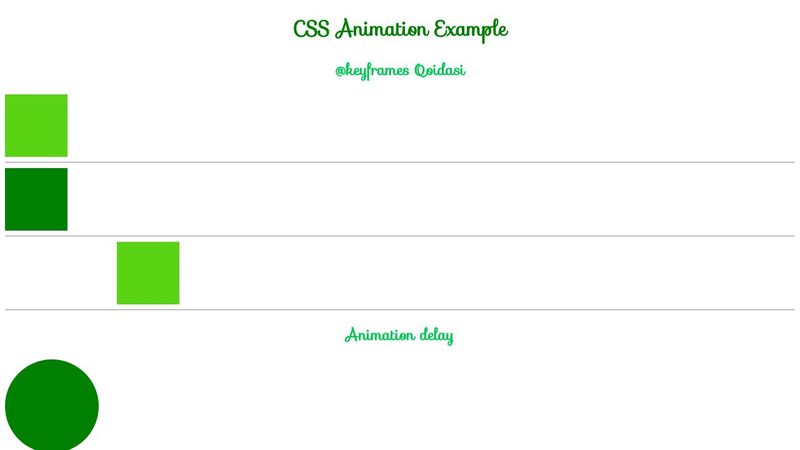 CSS Animations Example