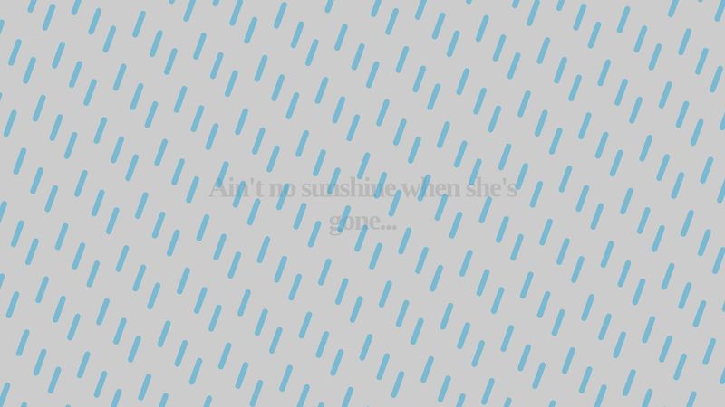 CSS Rain
