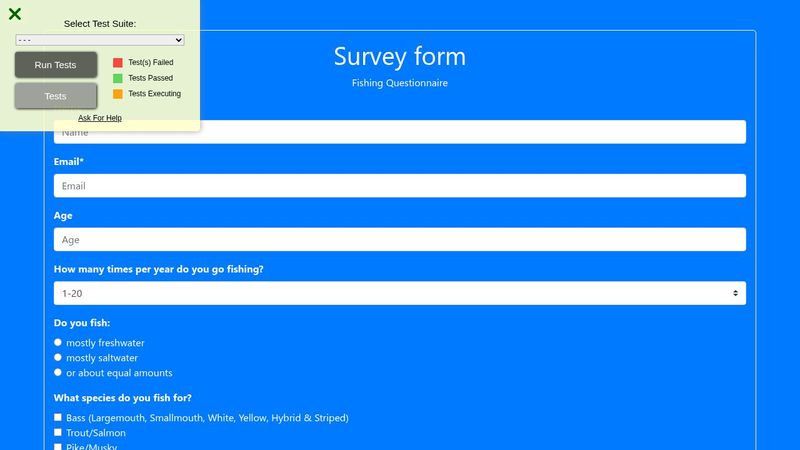 Responsive Web Design Projects - Build a Survey Form