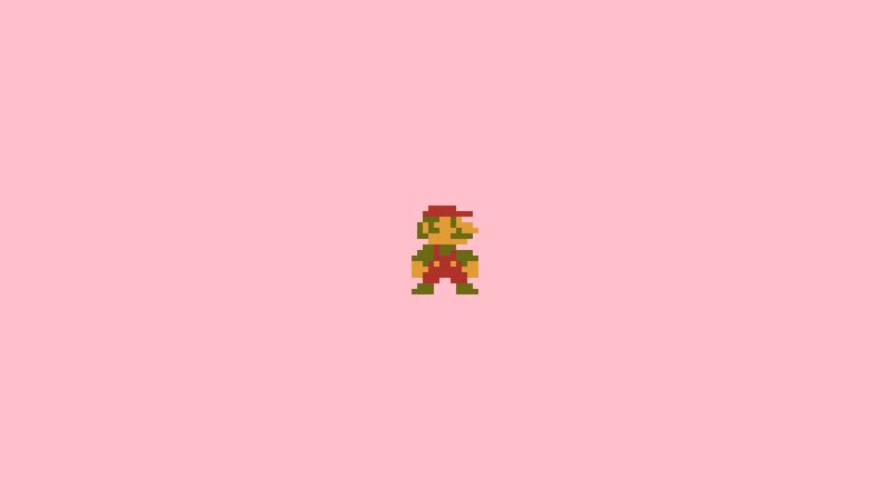 Super Mario Sprite Animation with CSS Grid Layout