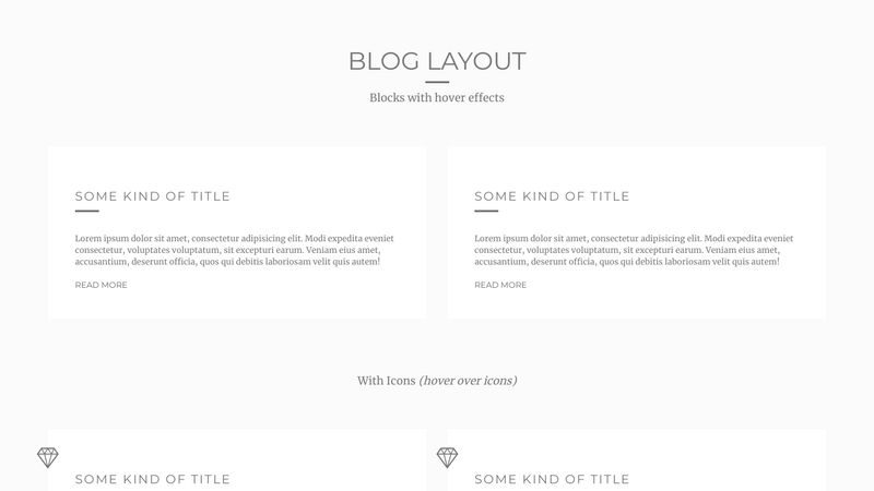 Blog Layouts