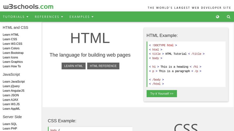 W3schools Website