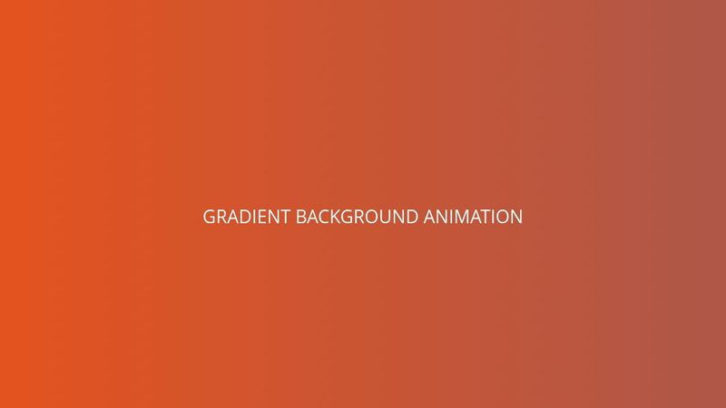 CSS Gradient Background Animation