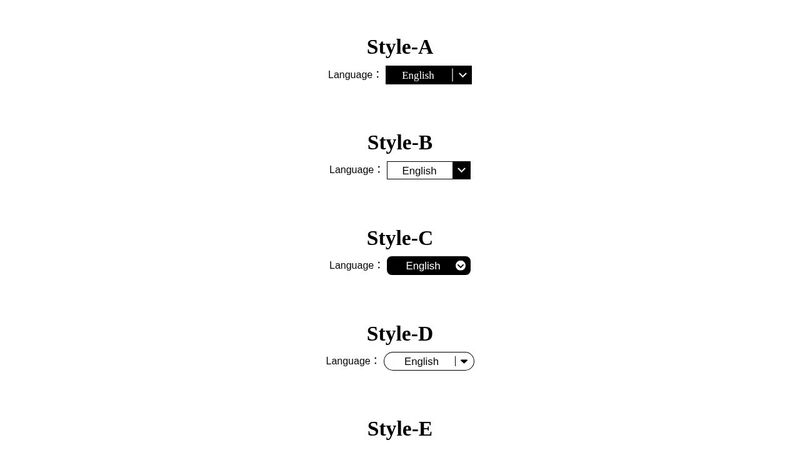 CSS_Custom Select Styles with Pure CSS