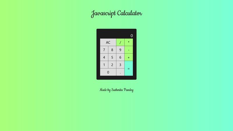 Javascript Calculator