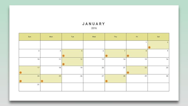 CSS Calendar