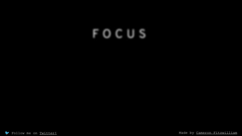 Focus Text Hover Effect | HTML+ CSS + jQuery