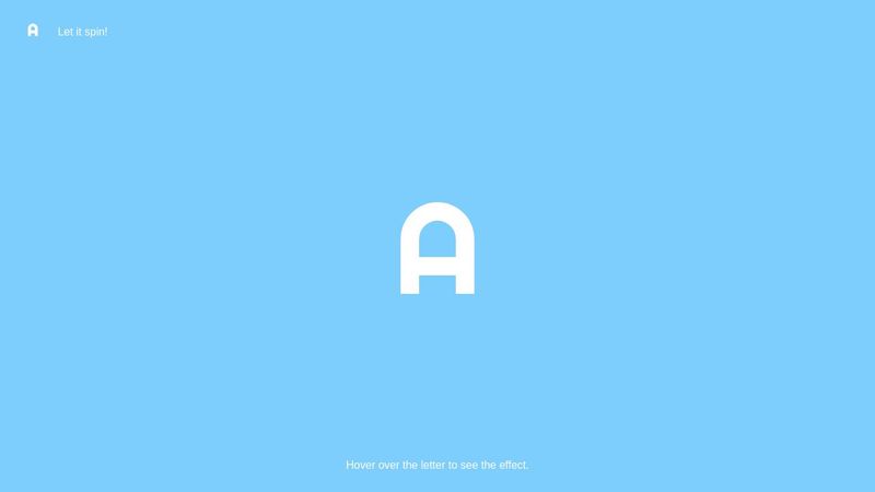 Pure CSS Letter Animation
