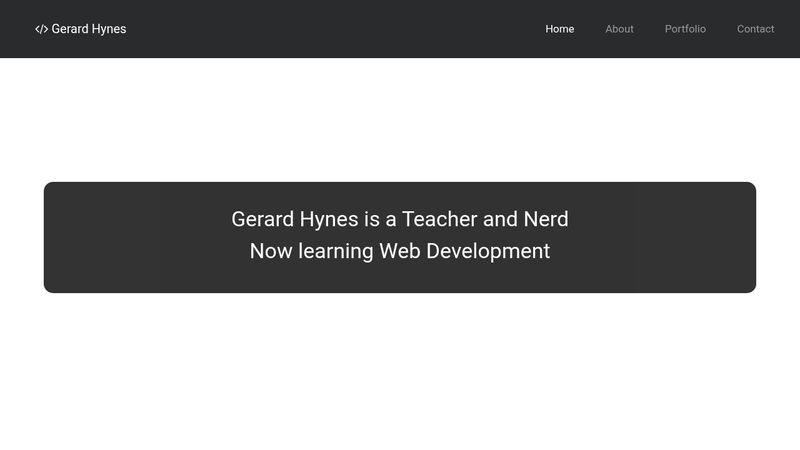 Personal Portfolio (freeCodeCamp)