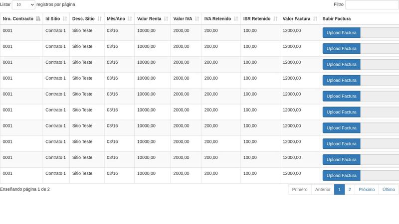DataTable Width
