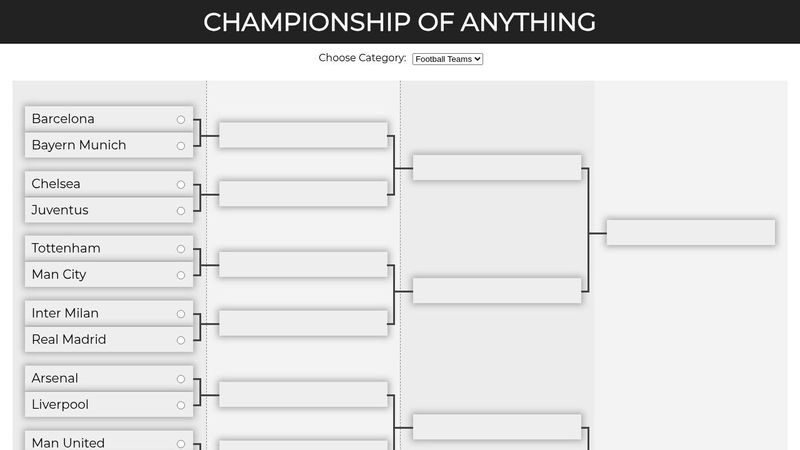 Tournament Bracket