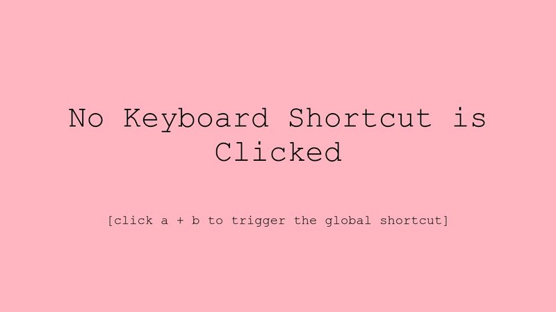 Custom Keyboard Shortcut using JavaScript