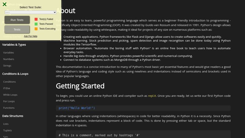 Python 3 Docs
