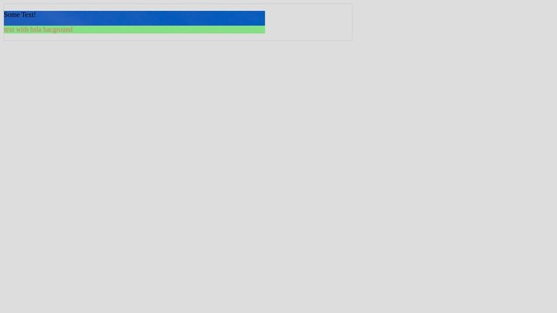 CSS functions example