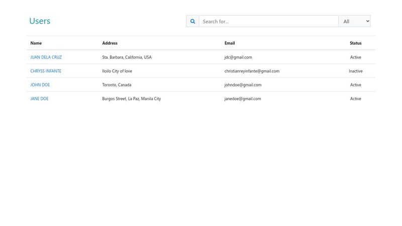 Search with filter (JQuery)