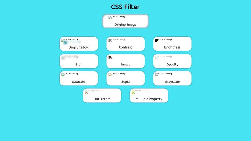 CSS: Filter