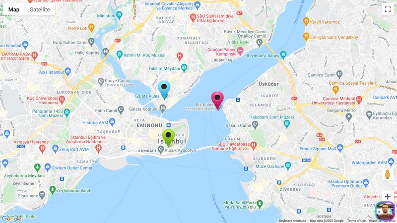 Google Maps Multi Marker - Google Maps Çoklu İşaretleme