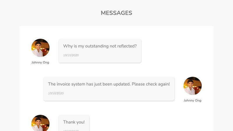Message Chat Box