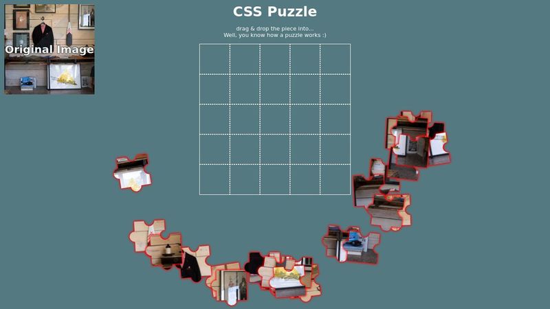 CSS Only Puzzle Game