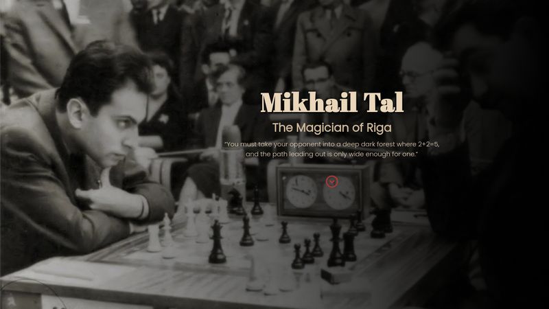 Ruhi Chess on X: Mikhail Tal's requiem 🖤💫 Mikhail Tal, the