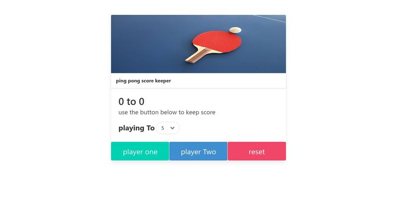 Ping Pong Score Keeper ping-pong-score-keeper