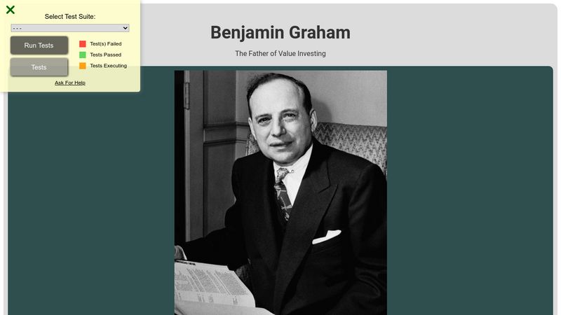 Benjamin Graham - The Father of Value Investing