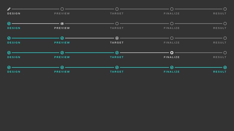 CSS Status Track
