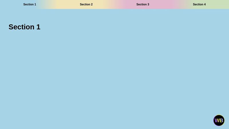 Scroll Smooth Only CSS Animation