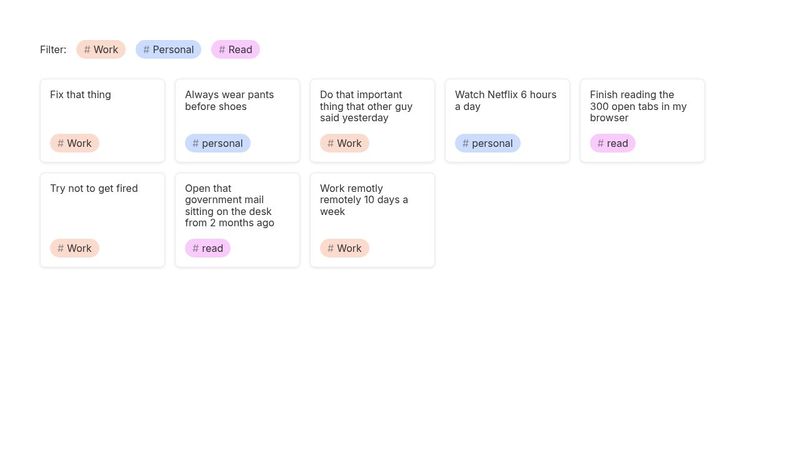 CSS-only Cards Filters: Checkboxes & :has